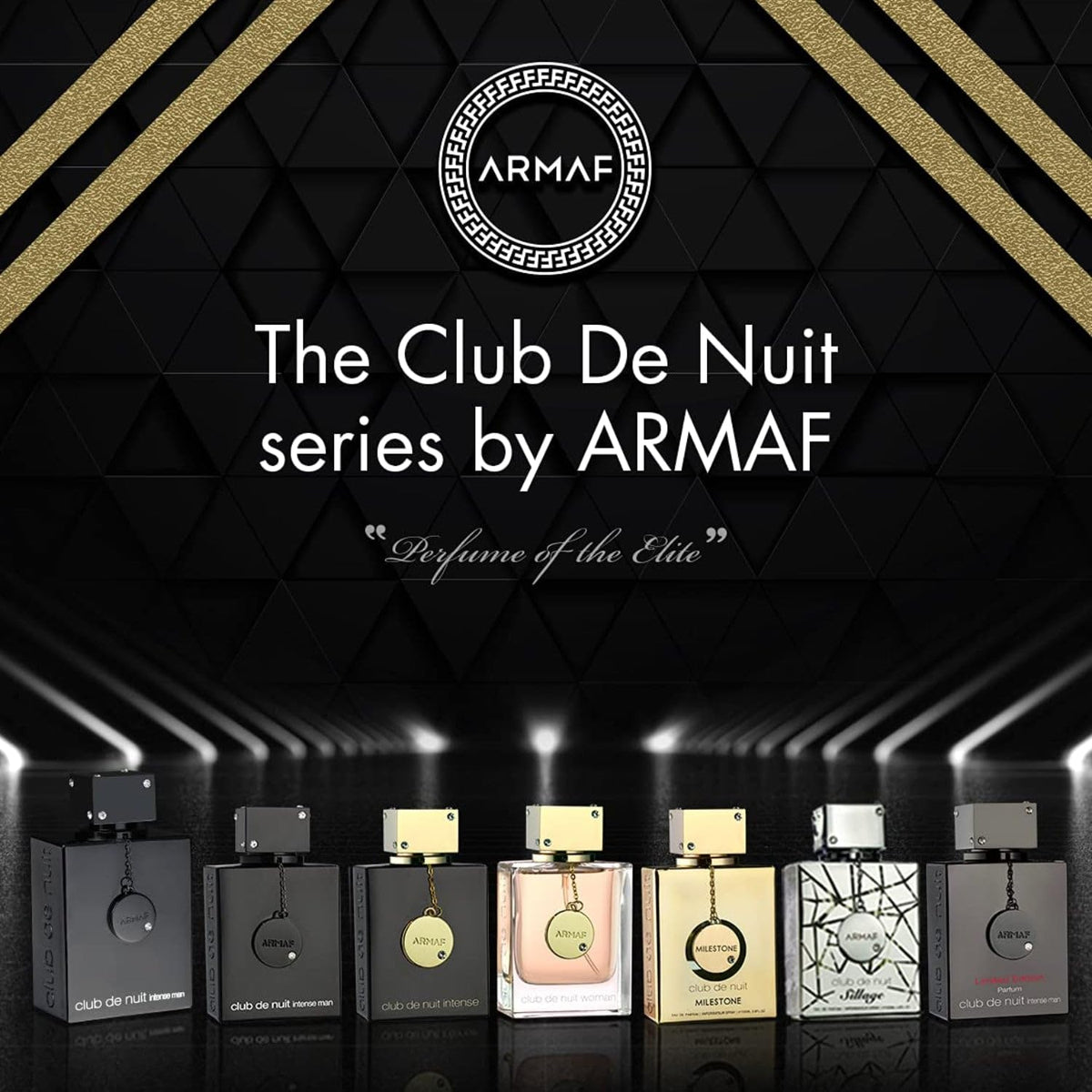 Armaf Club De Nuit Intense displayed on a wooden table