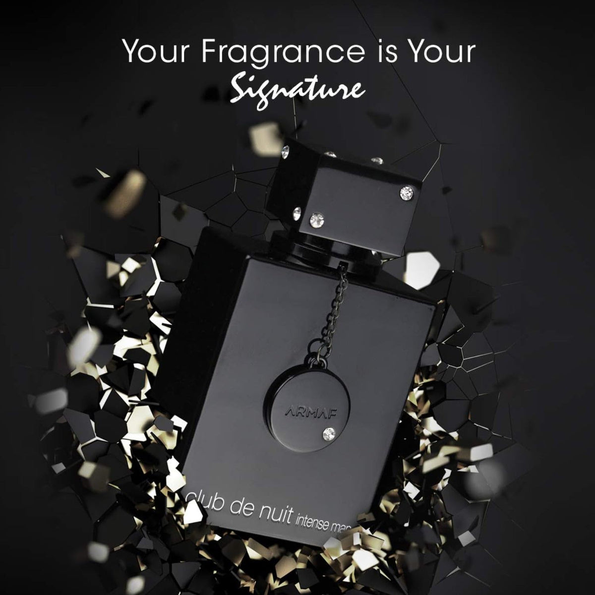 Armaf Club De Nuit Intense packaging with detailed design