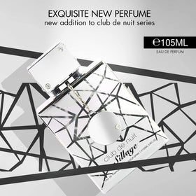 Armaf Club De Nuit Sillage Eau de Parfum displayed on a vanity
