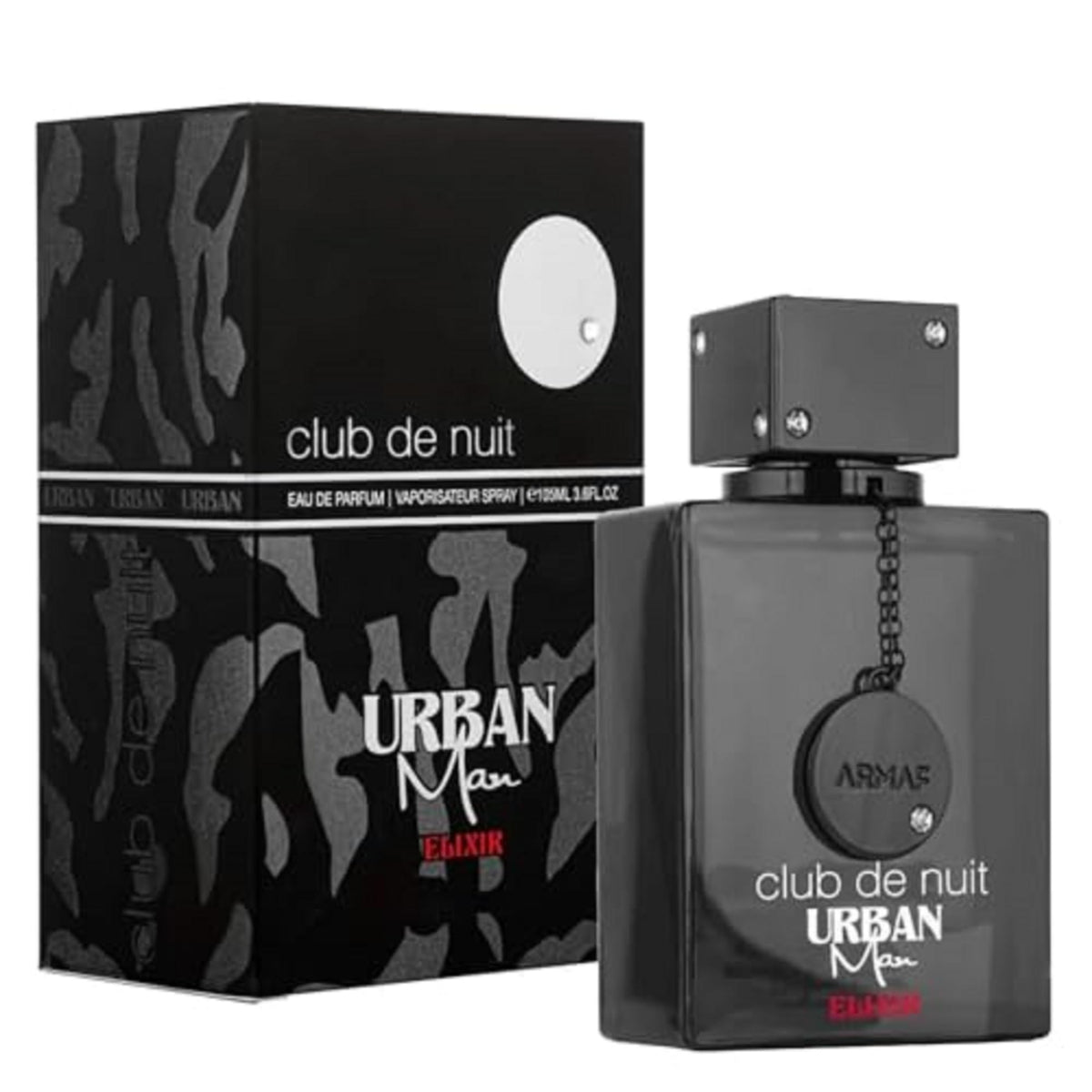 Armaf Club De Nuit Urban Man Elixir packaging display