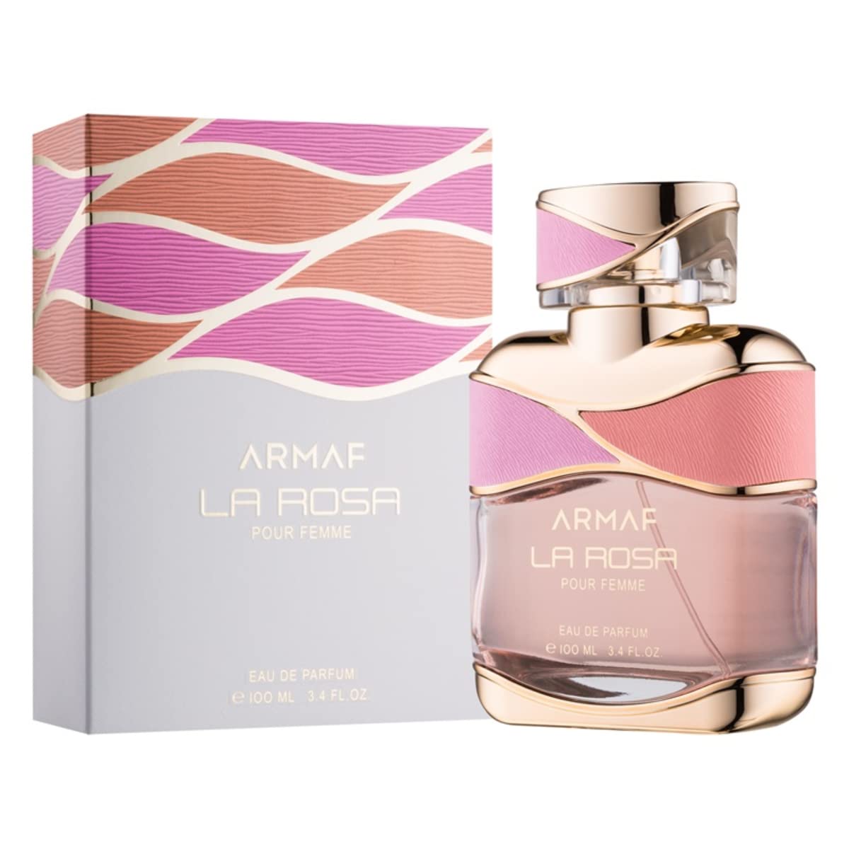Armaf La Rosa Pour Femme Eau De Parfum 100ML bottle close-up