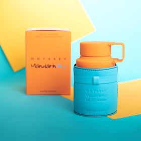 Armaf Odyssey Mandarinsky Eau de Parfum in lifestyle setting