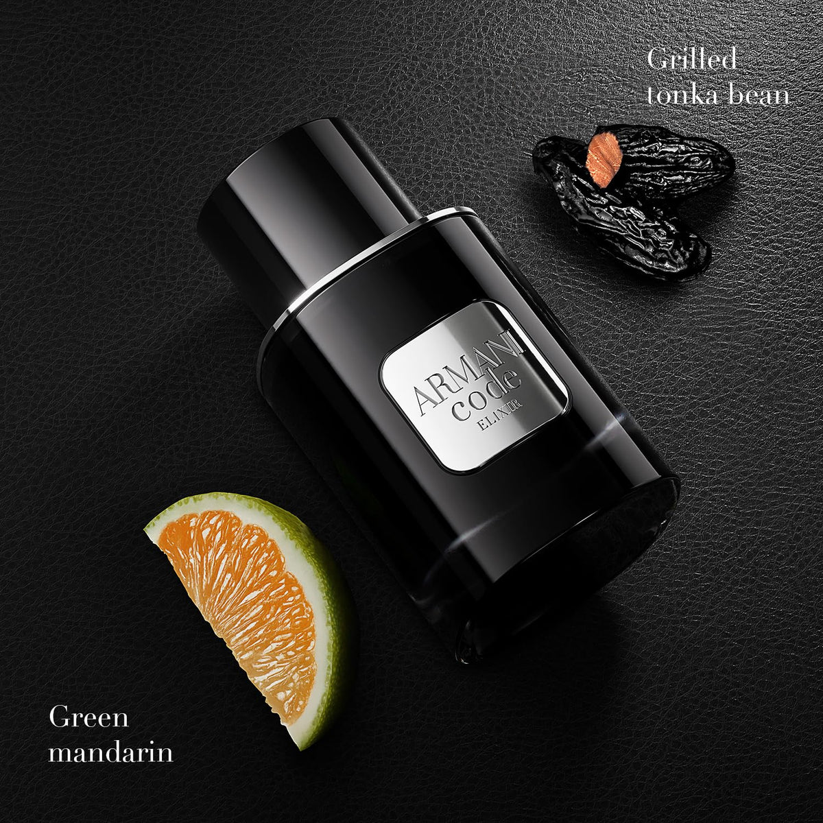 Armani Beauty Code Elixir cologne bottle side view