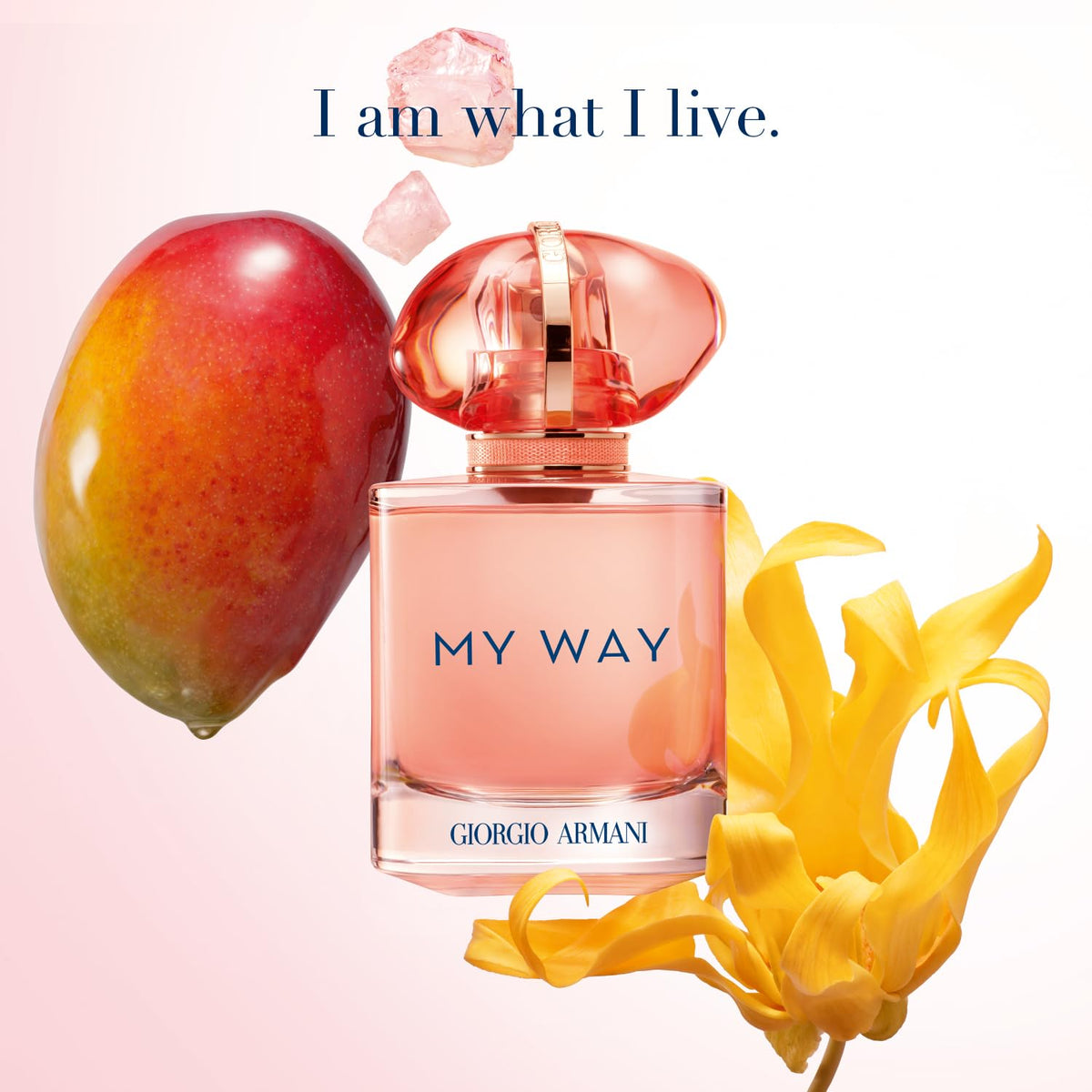 Armani Beauty My Way Ylang Eau de Parfum bottle with cap