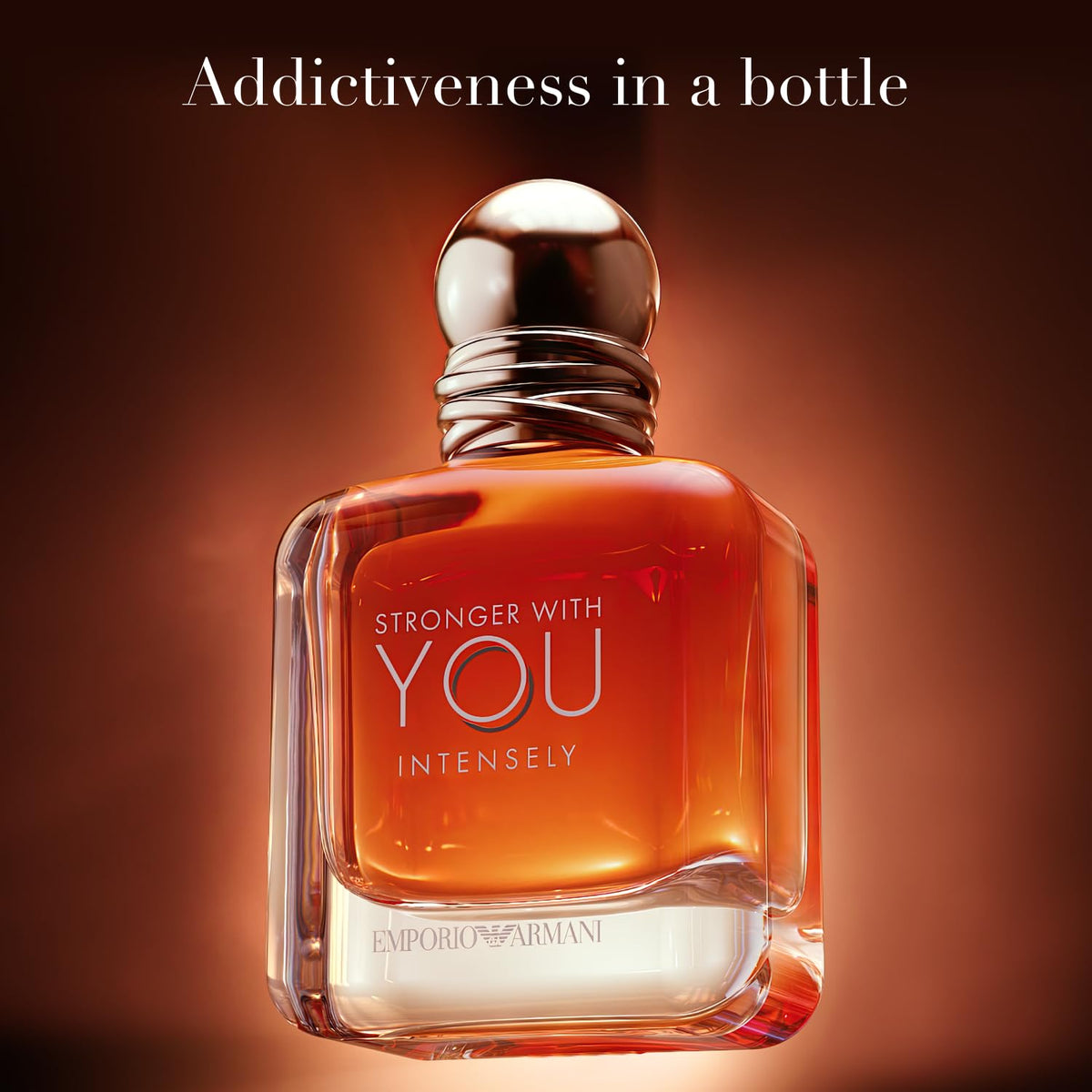 Armani Beauty Stronger With You Intensely cologne set packaging