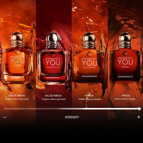 Armani Beauty Stronger With You Intensely cologne with lavender and vanilla
