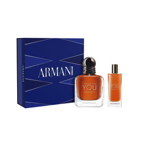 Armani Beauty Stronger With You Intensely full size cologne bottle