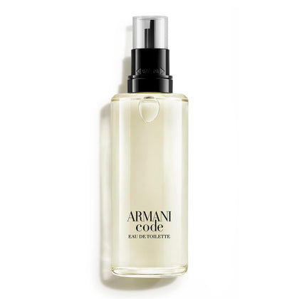 Armani Code Eau de Toilette refillable men's cologne front view