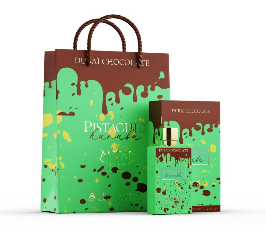 AROMA CONCEPTS Dubai Chocolate Perfume bottle back view