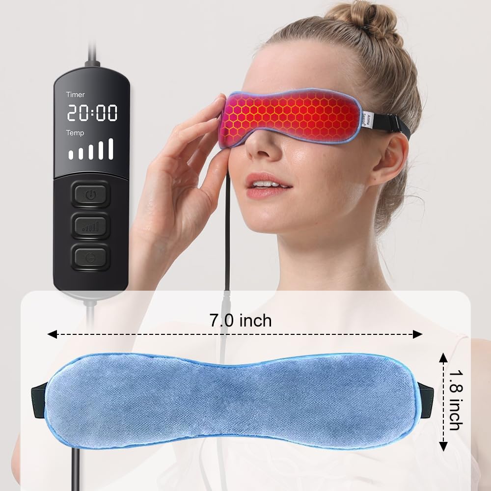 Aroma Season Heated Eye Mask close-up of cotton material