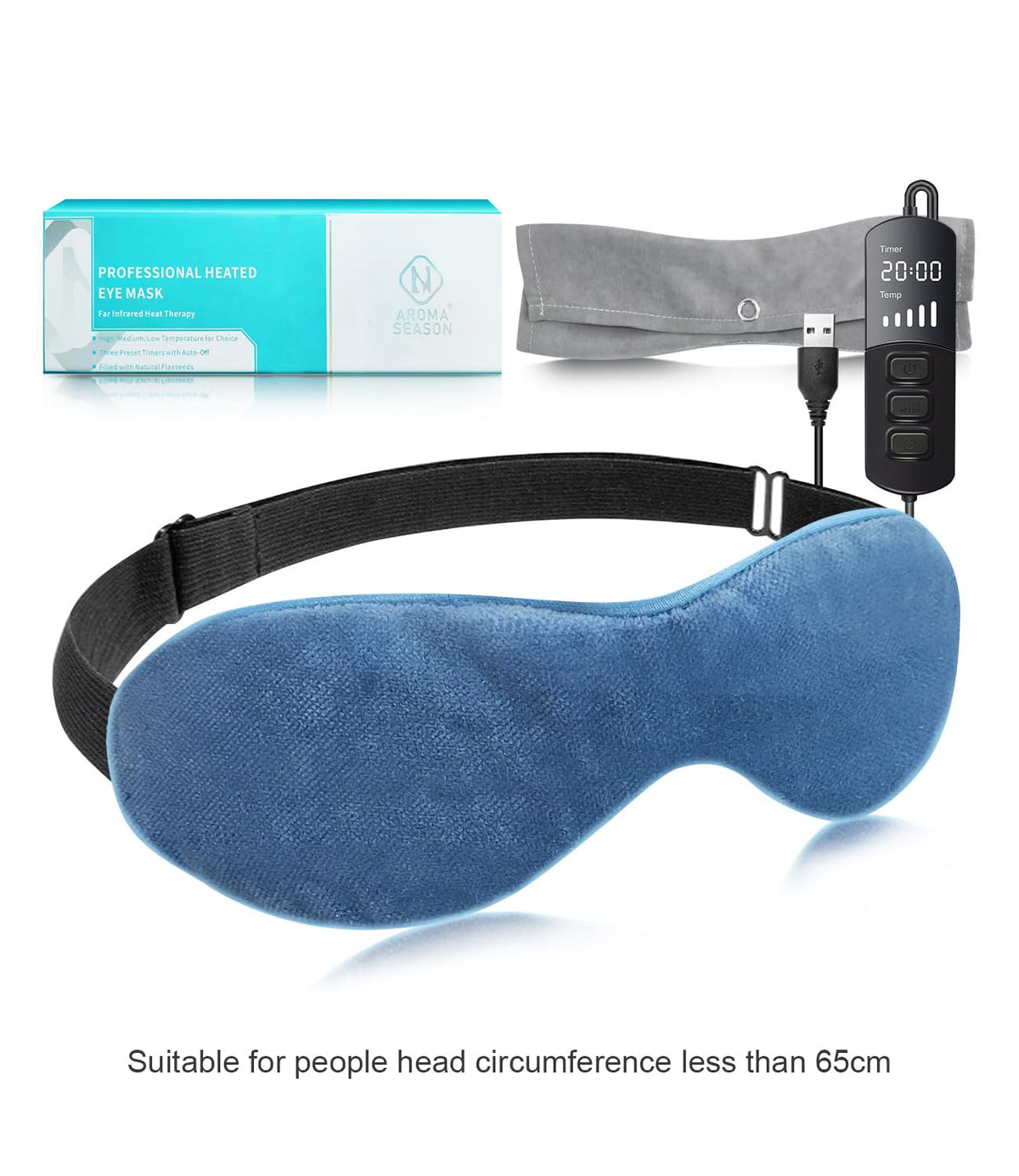 Aroma Season Heated Eye Mask powered by USB