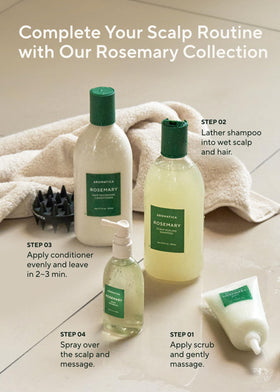 AROMATICA Root support Rosemary Water 130g packaging