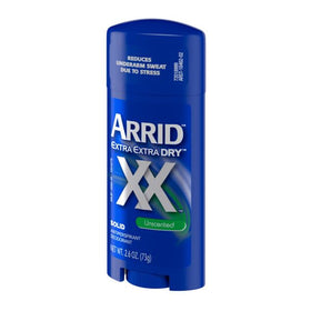 Arrid Antiperspirant Deodorant Solid Unscented packaging