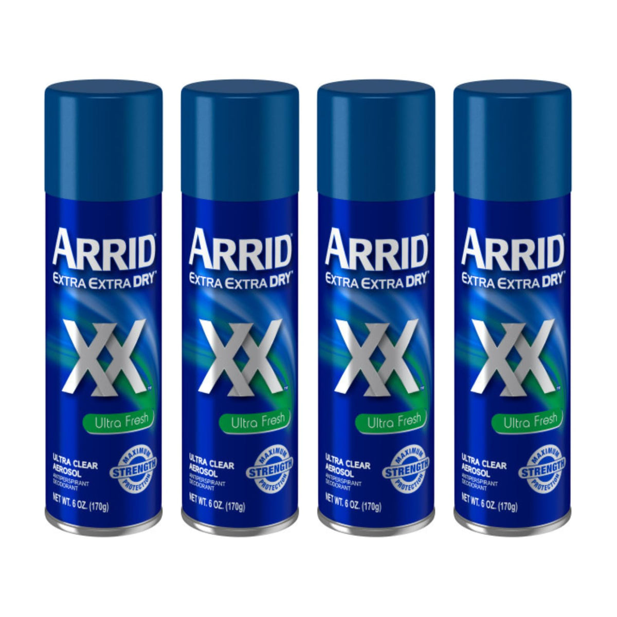 Arrid XX Ultra Clear Anti-Perspirant Deodorant Spray front view