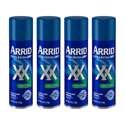 Arrid XX Ultra Clear Anti-Perspirant Deodorant Spray front view