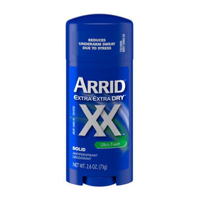 Arrid XX Ultra Fresh Antiperspirant Deodorant packaging with 6 sticks