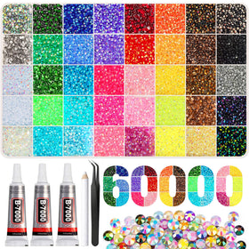 Artdone 60000Pcs multi-colour rhinestones kit front view