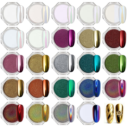 Artdone Chrome Nail Art Pearl Powder Kit packaging front view