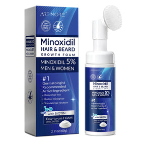 Artimore 5% Minoxidil Foam front view, 60ml