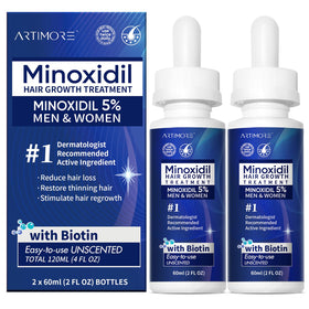 Artimore Minoxidil Hair Growth Serum 5% front view