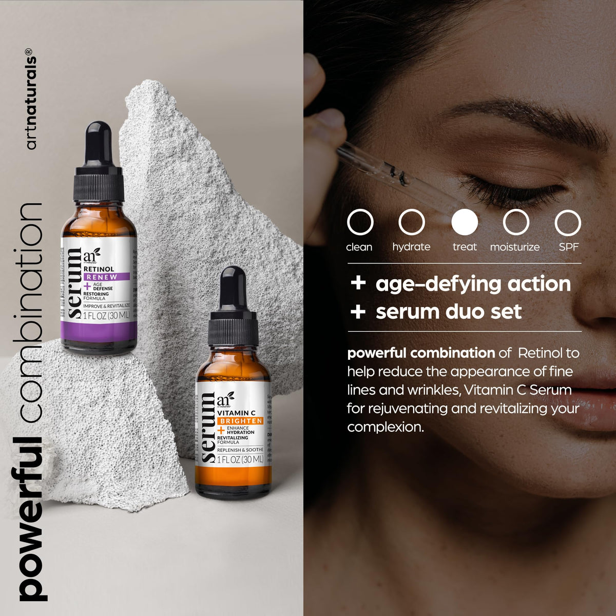 Artnaturals Vitamin C Serum bottle with dropper