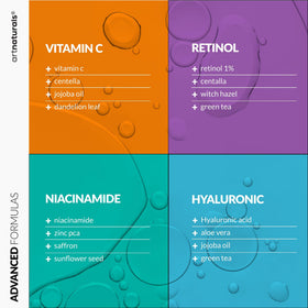 Artnaturals Vitamin C Serum Set displayed on a marble surface