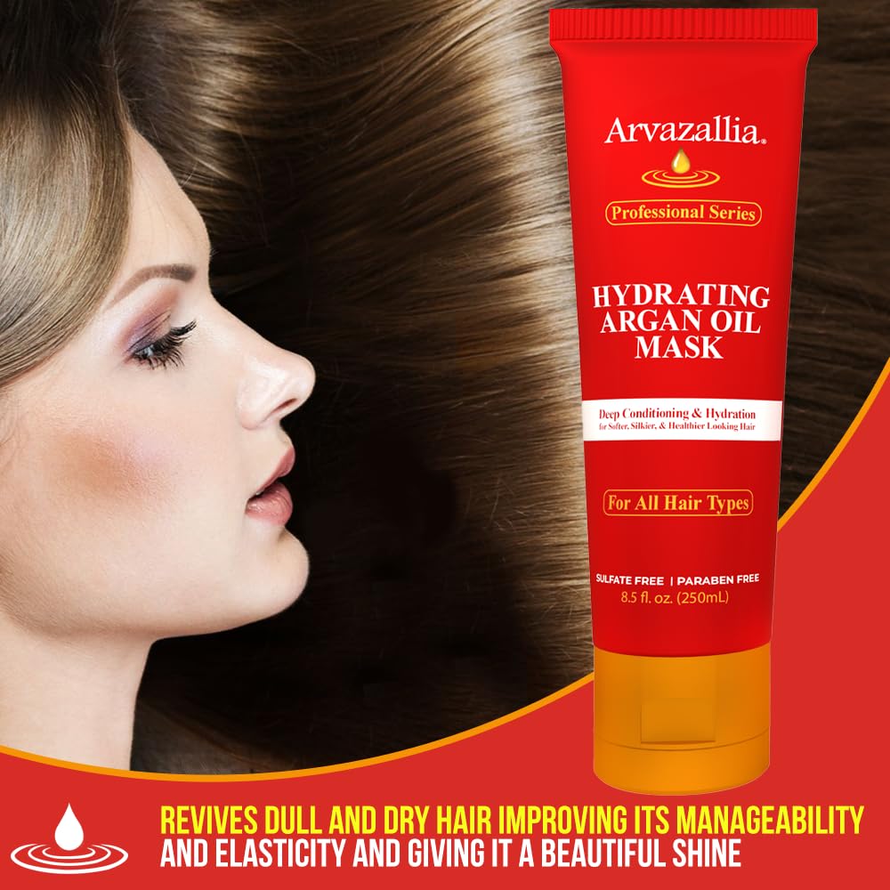 Arvazallia hair mask application on hair