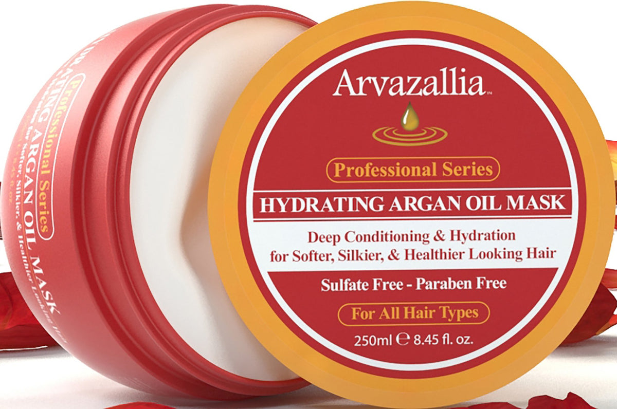 Arvazallia Hydrating Argan Oil Hair Mask texture close-up