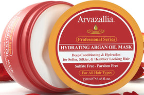 Arvazallia Hydrating Argan Oil Hair Mask texture close-up