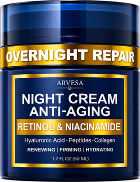 Arvesa Night Cream front view 159g jar