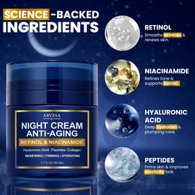 Arvesa Night Cream packaging side view