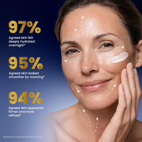Arvesa Night Cream with ingredients displayed