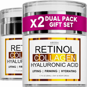 Arvesa Retinol Cream for Face 2 Pack front view