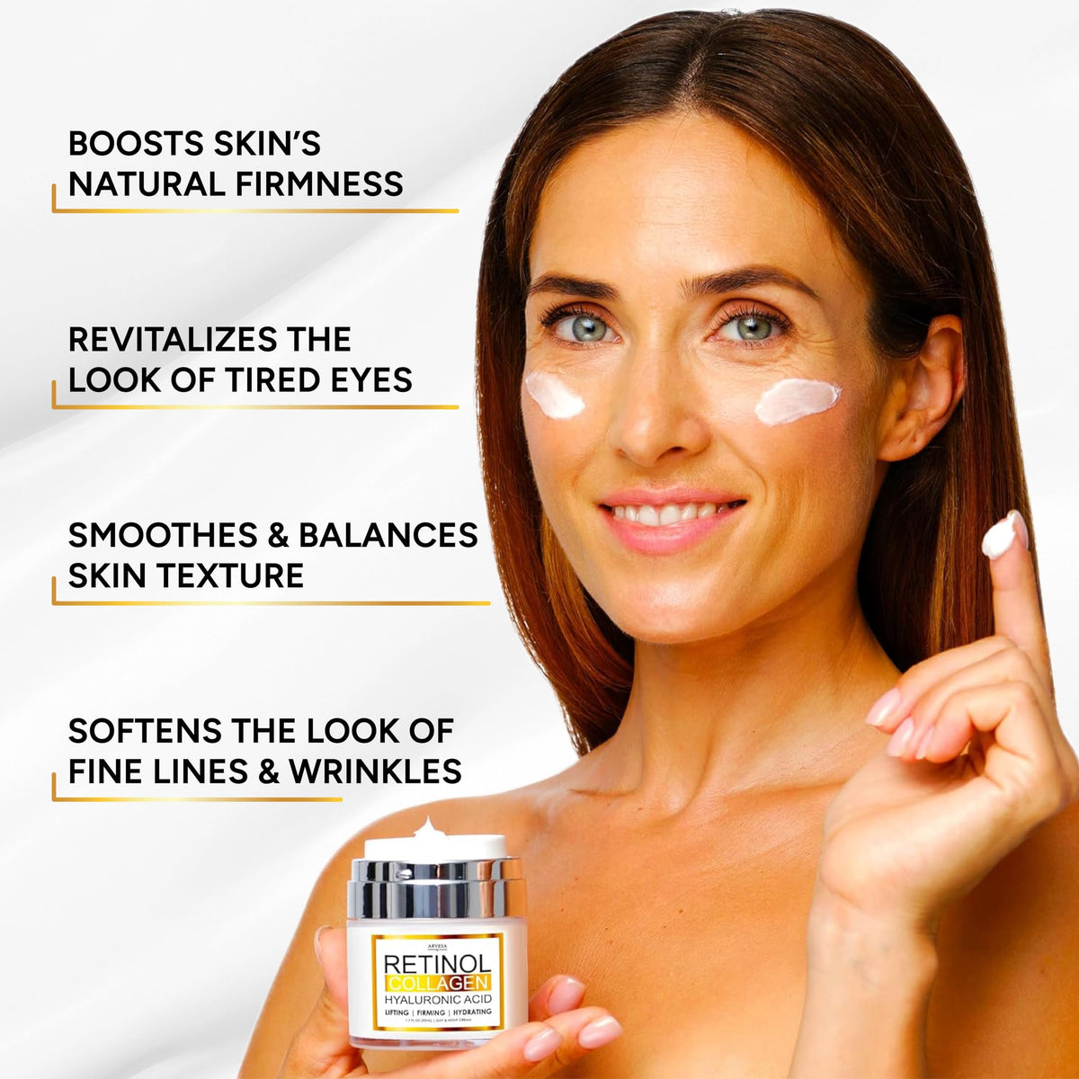 Arvesa Retinol Cream packaging back view