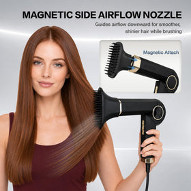 ARVGORV Travel Hair Dryer demonstrating smart temperature control