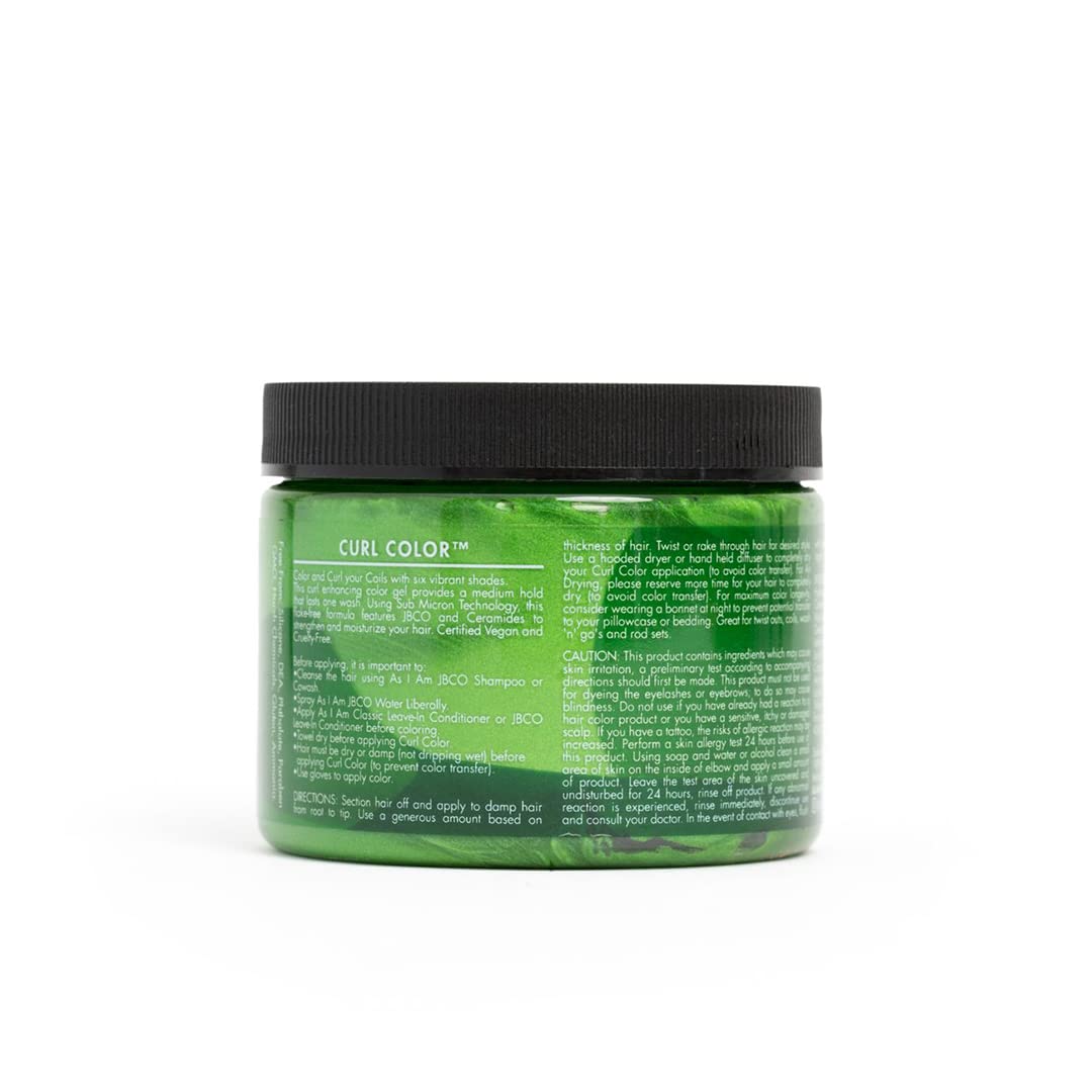 As I Am Curl Color Emerald Green 6 oz packaging