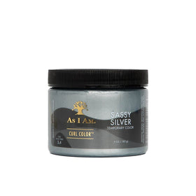 As I Am Curl Color Sassy Silver 6 oz front view