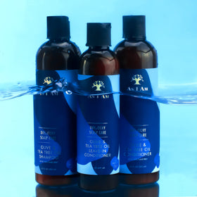 As I Am Dry & Itchy Scalp Care Shampoo with olive oil and tea tree oil ingredients