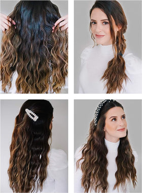Asani Three Barrel Curling Iron Wand with tangle-free cord