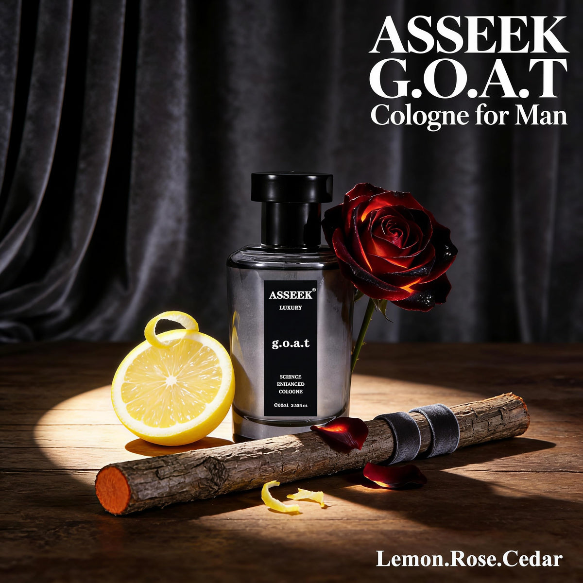ASSEEK G.O.A.T Perfume bottle with elegant gift box