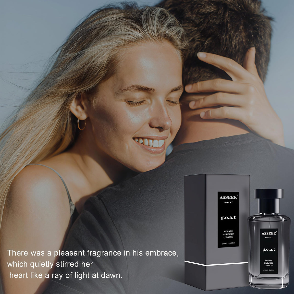 ASSEEK G.O.A.T Perfume for Men 80ml on a vanity