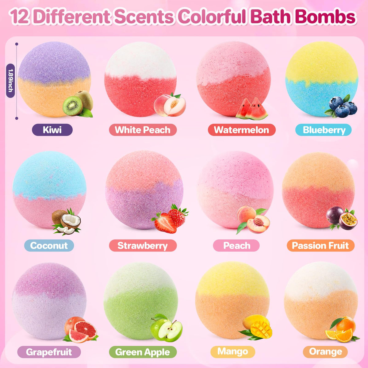 Assorted JOFEI bath bombs with different animal toys inside
