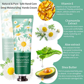 Assorted scents of CRISTALBOX hand lotion gift set