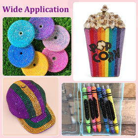 Assorted sizes of TINKRSTUFF rhinestones displayed