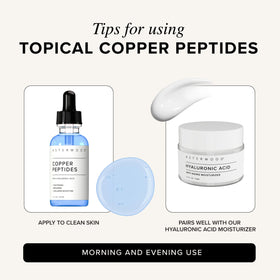 Asterwood Copper Peptides Serum with hyaluronic acid label