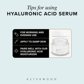 Asterwood Hyaluronic Acid Serum in skincare routine