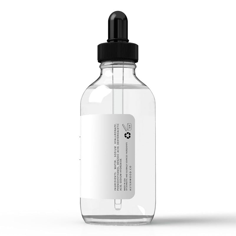 Asterwood Pure Hyaluronic Acid Serum close-up of dropper