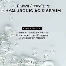 Asterwood Pure Hyaluronic Acid Serum texture on skin