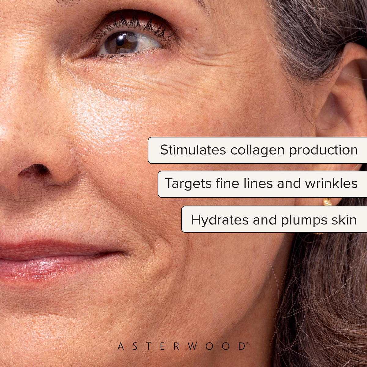 Asterwood Triple Repair Peptide Serum 80g packaging