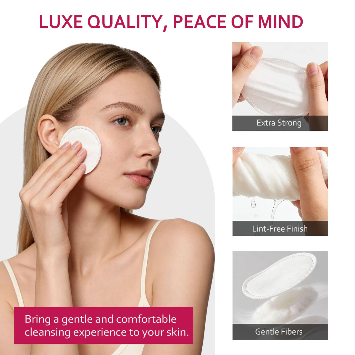 Astraescly Cotton Rounds packaging details